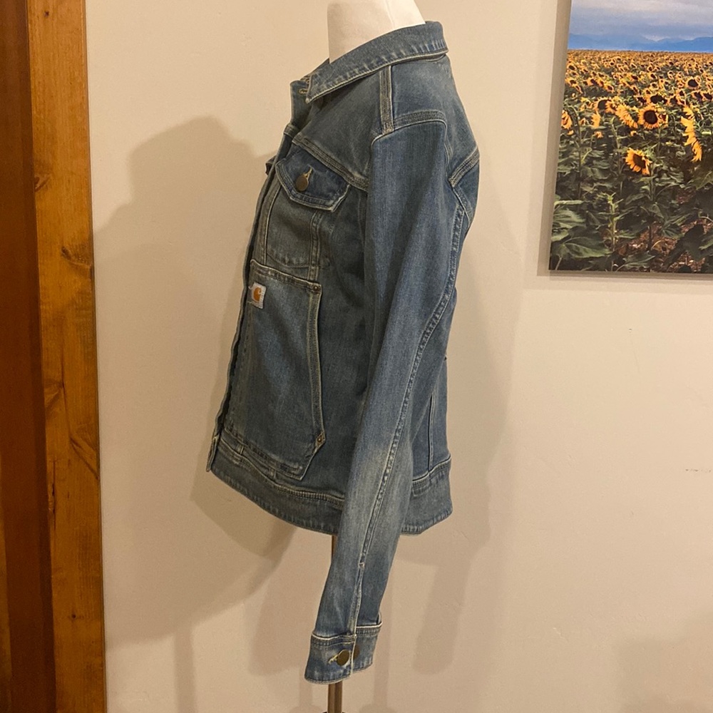 New with Tags, Carhartt Jean jacket. - Picture 3 of 9
